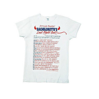 Extremely Naughty Bachelorette Last Night T-shirt