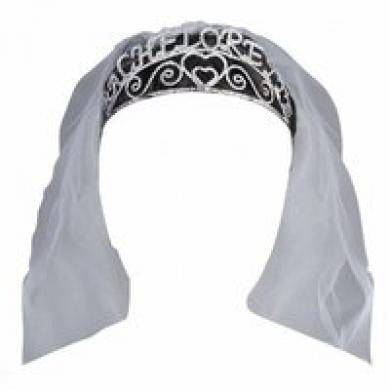Bachelorette's Last Night Out Tiara Veil Combo