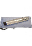 Don Wands Silver Metallic Nubby Vibrating Glass Wand