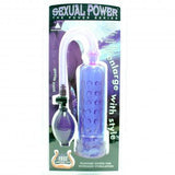 Sexual Power Pump With Grip - Lavender