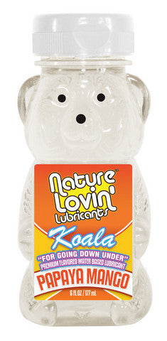 Koala Papaya Mango Flavored  Lubricant - 6 Oz.