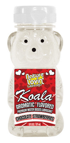 Koala Chocolate Strawberries Flavored Lubricant - 6 oz.