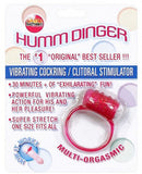 Humm Dinger Vibrating Penis Ring - Magenta