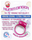 Humm Dinger Vibrating Penis Ring - Purple