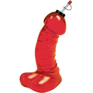 Big Dicky Chug Sports Bottle - Red - 16 oz.