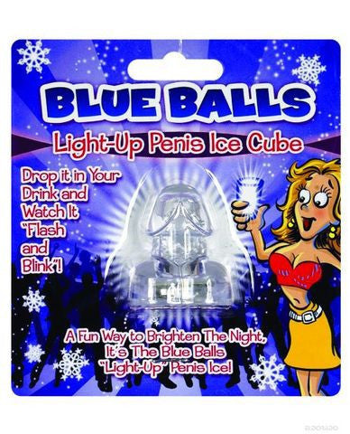 Blue Balls Light Up Penis Ice Cube