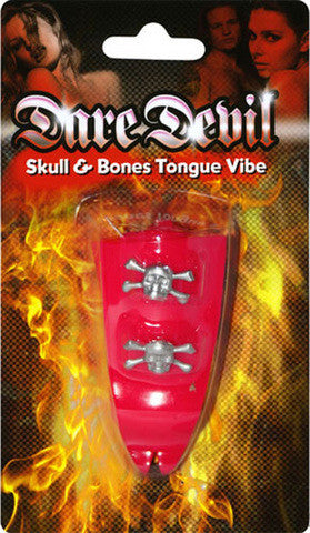 Dare Devil Skull And Bones Tongue Vibe - Red