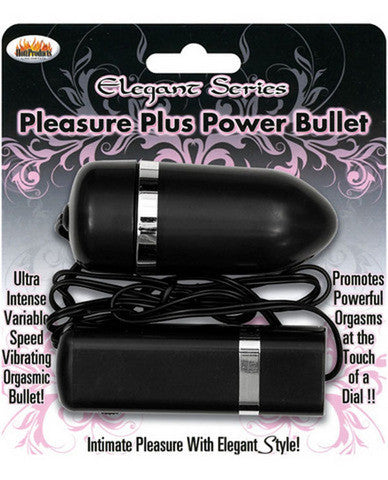 Wired Pleasure Plus Power Bullet - Black