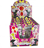Lollipipes Edible Pipe Assorted Flavors - 12 Count With Display