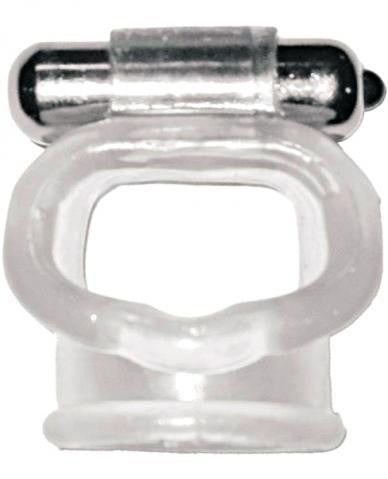 Hung Stud Sling With Vibrating Bullet - Clear