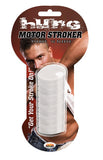 Hung Hott Rod Silicone Vibrating Sleeve - Clear