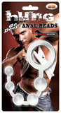 Hung Man Tools Anal Beads - Clear