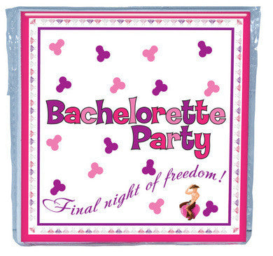 Bachelorette Napkins-Trivia Game - 10 Pack