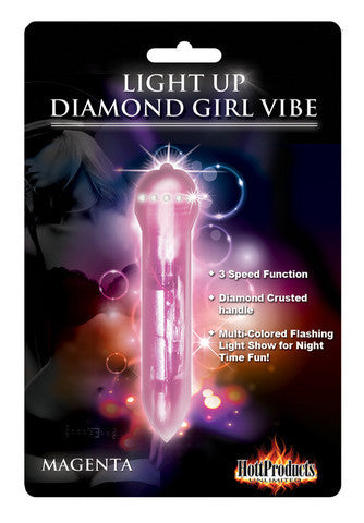 Light Up Diamond Girl Vibe - Pink