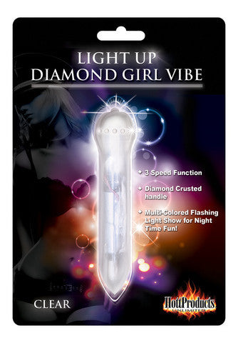 Light Up Diamond Girl Vibe - Clear