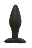 Velvet Plush Silicone Pleaser - Black
