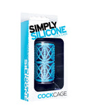 Simply Silicone Cock Cage - Sky Blue