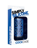 Simply Silicone Cock Cage - Midnight Blue