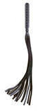 Fashionistas Glass Leather Whip - Black