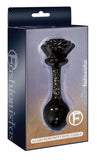 Glass Rose Butt Plug - Large