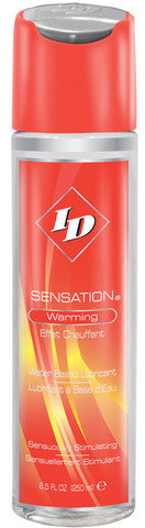 I-D Sensation Warming Water-Based Lubricant - 8.5 oz.