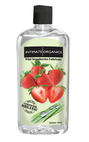 Wild Strawberries Flavored Lubricant - 4 oz.