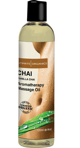 Chai Aromatherapy Massage Oil - Vanilla Chai - 4 oz.