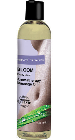 Bloom Aromatherapy Massage Oil - Peony Blush - 4 oz.