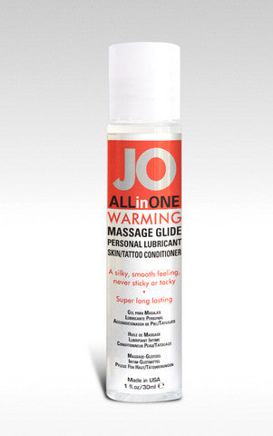 Jo All in One Massage Glide  Warming - 1 Oz.