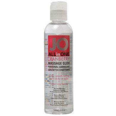 JO Massage Glide Cranberry 4 Fl. Oz