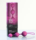 Stella lll Graduated Kegel Ball Set - Raspberry Pink