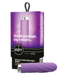 Key Charms Petite Massager - Velvet - Lavender