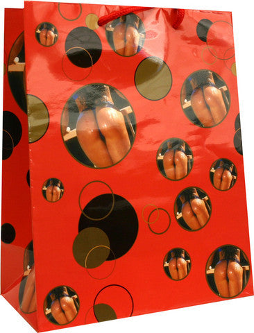 Girls Butt In Circle Gift Bag