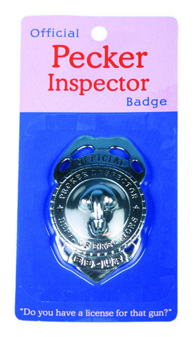 Official Pecker Inspector Badge