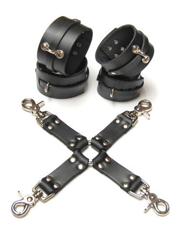 Leather Hog Tie Kit - Black