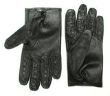 Leather Vampire Gloves With Prickly Metal Points - Extra Small