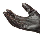 Leather Vampire Gloves With Prickly Metal Points - Small