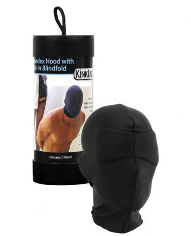 Spandex Hood with Built-In Blindfold