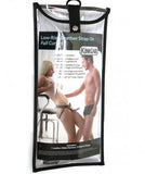 Low-Rise Leather Strap-On Harness - Full Curves