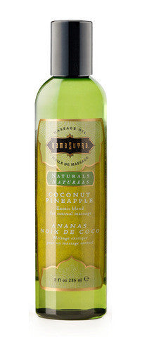 Coconut-pineapple Naturals  Massage Oil - 8 Oz.