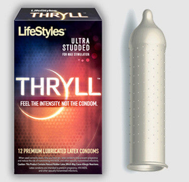 Lifestyles THRYLL Condoms - 12 Pack