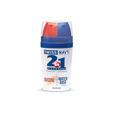 Swiss Navy 2-In-1 Silicone/Water Base