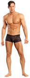 Stretch Lace Mini Short - Black - Large
