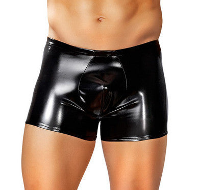 Rubber Pouch Short Black-Large