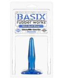 Basix Rubber Works - Mini Butt Plug - Blue