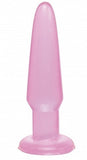 Basix Rubber Works Beginners Butt Plug - Pink