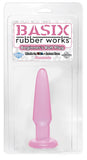 Basix Rubber Works Beginners Butt Plug - Pink