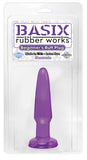 Basix Rubber Works - Beginners Butt Plug - Purple