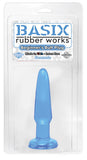 Basix Rubber Works - Beginners Butt Plug - Blue