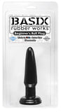 Basix Rubber Works - Beginners Butt Plug - Black